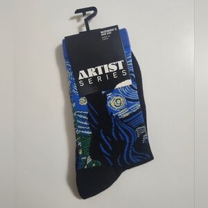 Van Gogh Starry Night Artist Series Women's Novelty Socks NWT